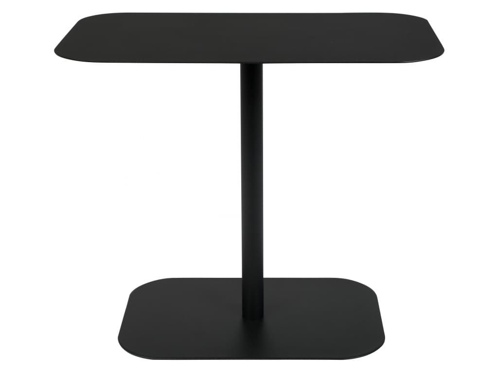 Černý kovový odkládací stolek ZUIVER SNOW RECTANGLE 50x30 cm - Designovynabytek.cz