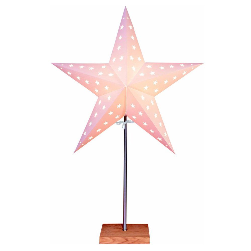 Bílá světelná dekorace Star Trading Star, výška 65 cm - Homein.cz