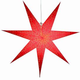 Červená světelná dekorace Star Trading Dot, Ø 70 cm