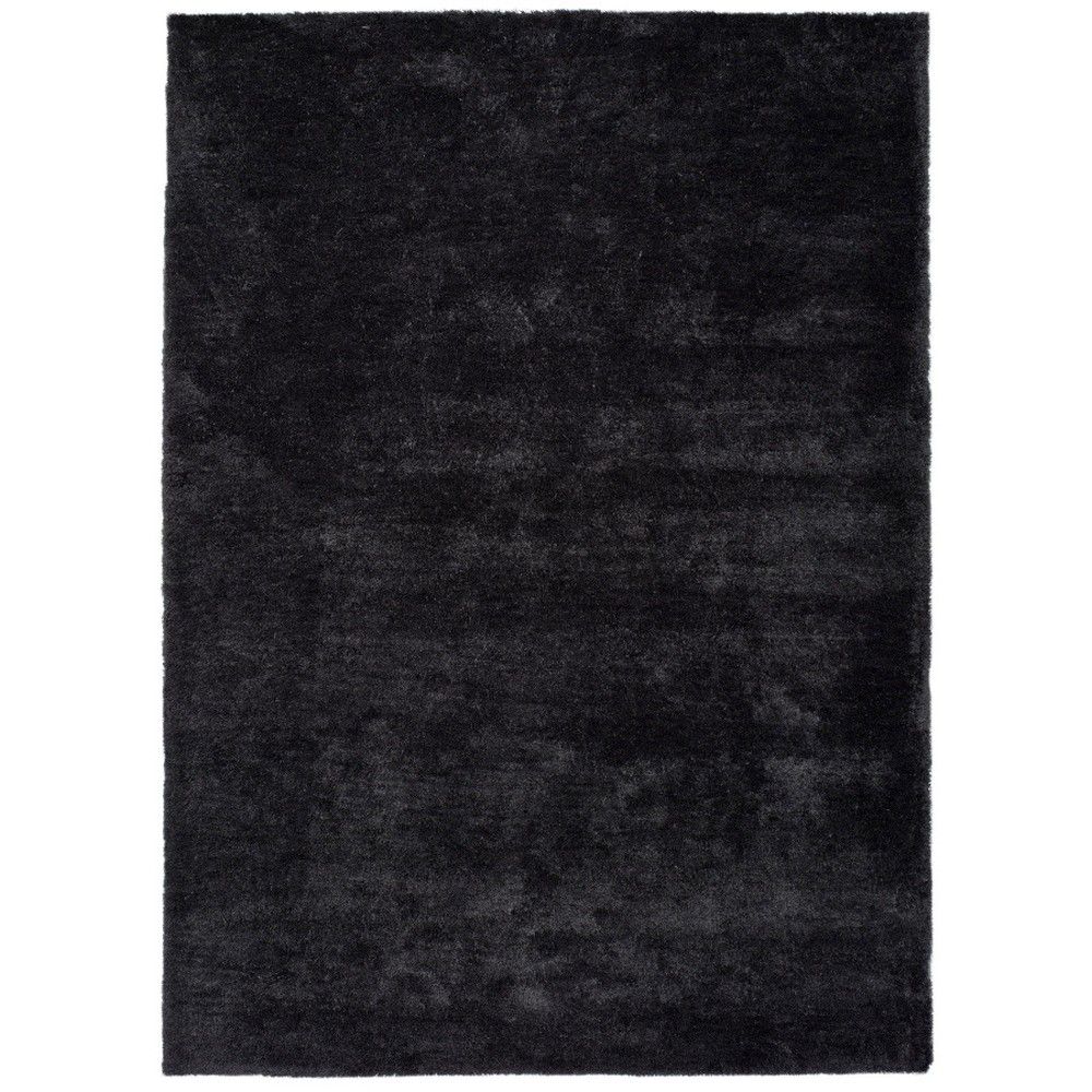 Antracitově černý koberec Universal Shanghai Liso, 80 x 150 cm - Bonami.cz