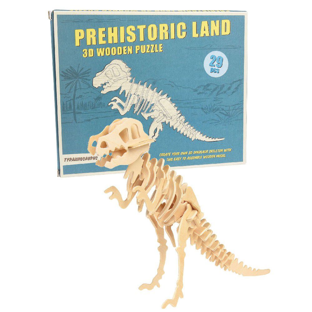 Dřevěné 3D puzzle dinosaurus Rex London Tyrannosaurus - Bonami.cz