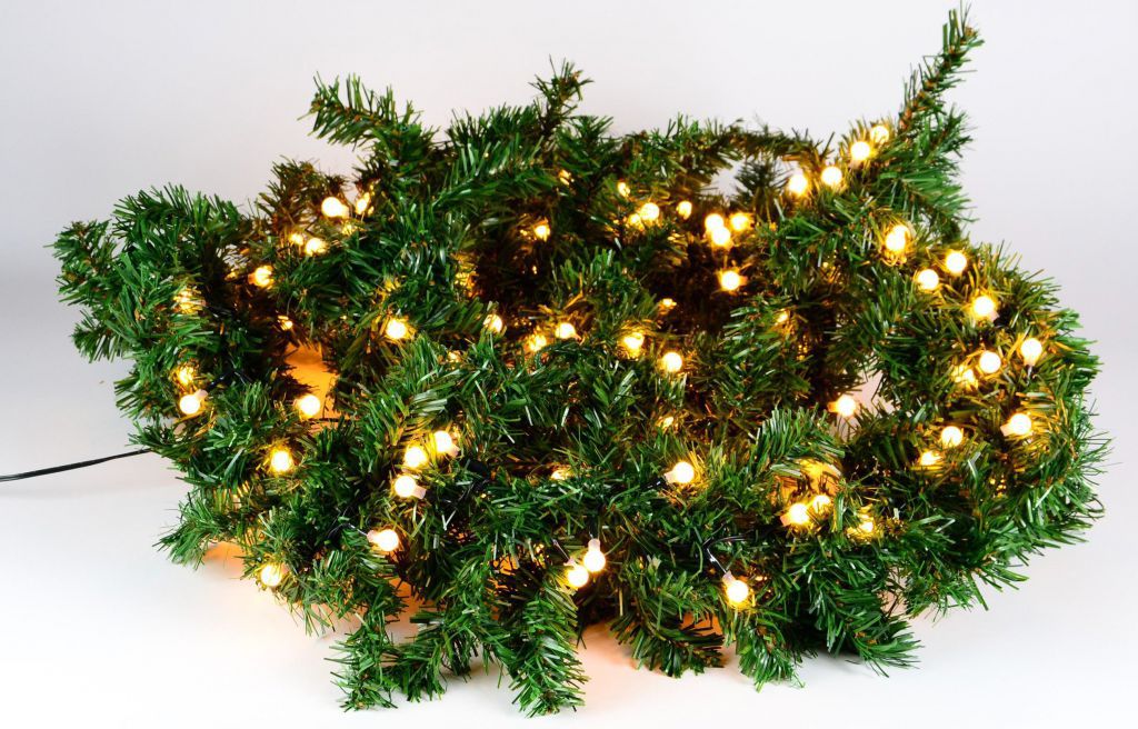 Nexos Vánoční dekorace - girlanda s osvětlením 2,7 m - 200 LED teple bílá - Kokiskashop.cz