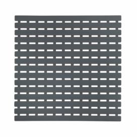 Koupelnová předložka, protiskluzová, šedá, 54 x 54 cm, WENKO