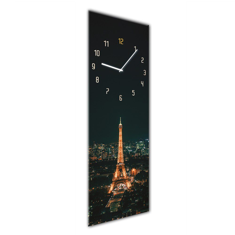 Nástěnné hodiny Styler Glassclock Paris, 20 x 60 cm - GLIX DECO s.r.o.