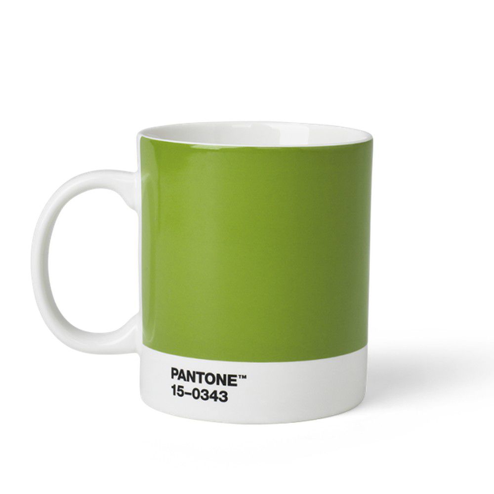 Zelený keramický hrnek 375 ml Green 15-0343 – Pantone - Bonami.cz