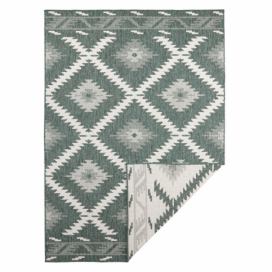 Zeleno-krémový venkovní koberec NORTHRUGS Malibu, 170 x 120 cm Bonami.cz