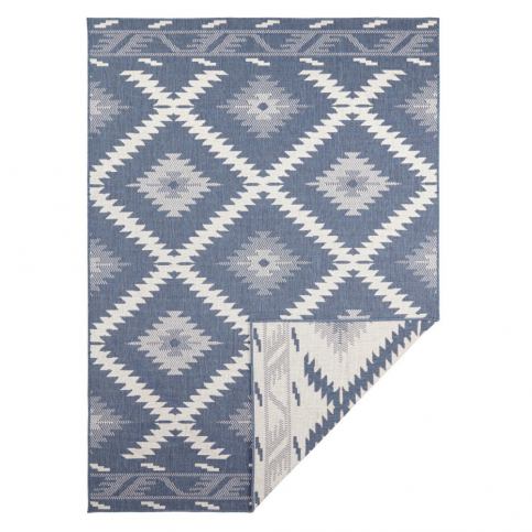 Modro-krémový venkovní koberec NORTHRUGS Malibu, 170 x 120 cm Bonami.cz