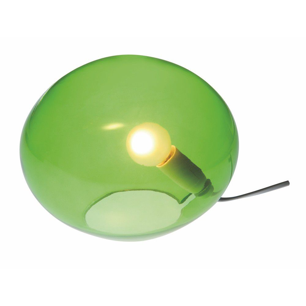 Zelená stolní lampa SULION Ball - Bonami.cz