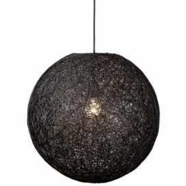 LuxD 16674 Lampa Wrap černá 45cm závěsné svítidlo
