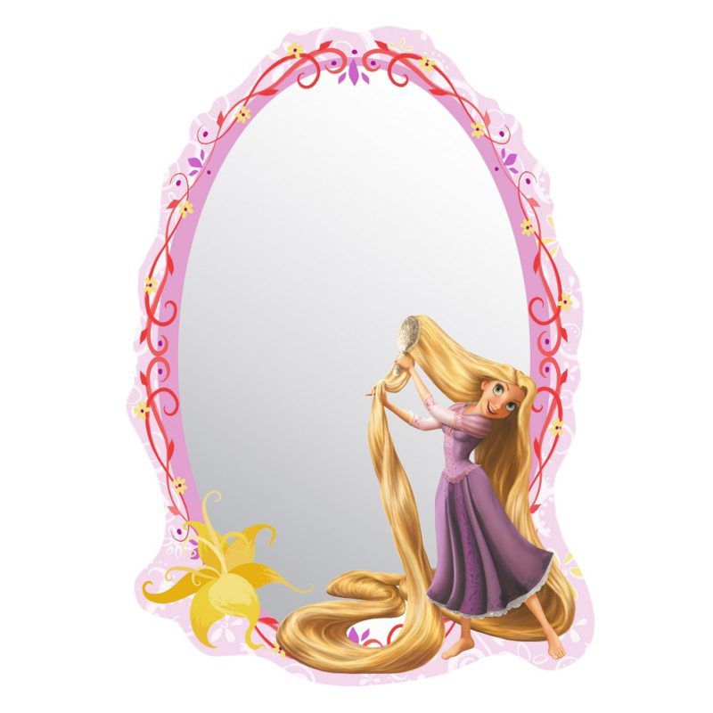 AG Art Samolepicí dětské zrcadlo Rapunzel Princezna Locika, 15 x 21,5 cm - Favi.cz