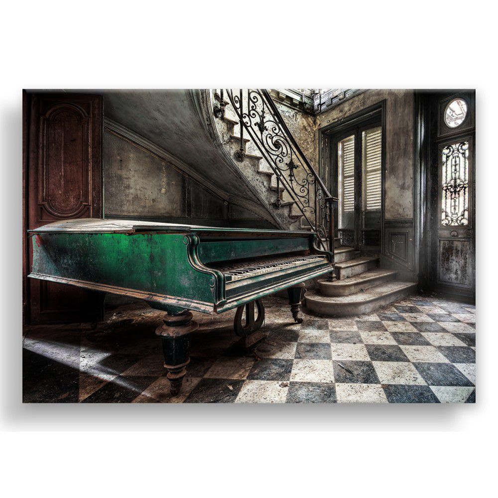 Obraz Styler Canvas Silver Uno Piano, 85 x 113 cm - GLIX DECO s.r.o.