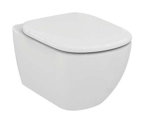 WC prkénko Ideal Standard Tesi plast bílá T352901 - Hezká koupelna s.r.o.