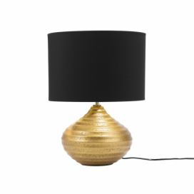 Zlatá stolní lampa KUBAN