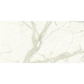 Dlažba Graniti Fiandre Marmi Maximum Calacatta 150x300 cm leštěná MML461530 (bal.4,500 m2)
