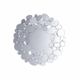 Nástěnné stříbrné zrcadlo ø70 cm LIMOGES