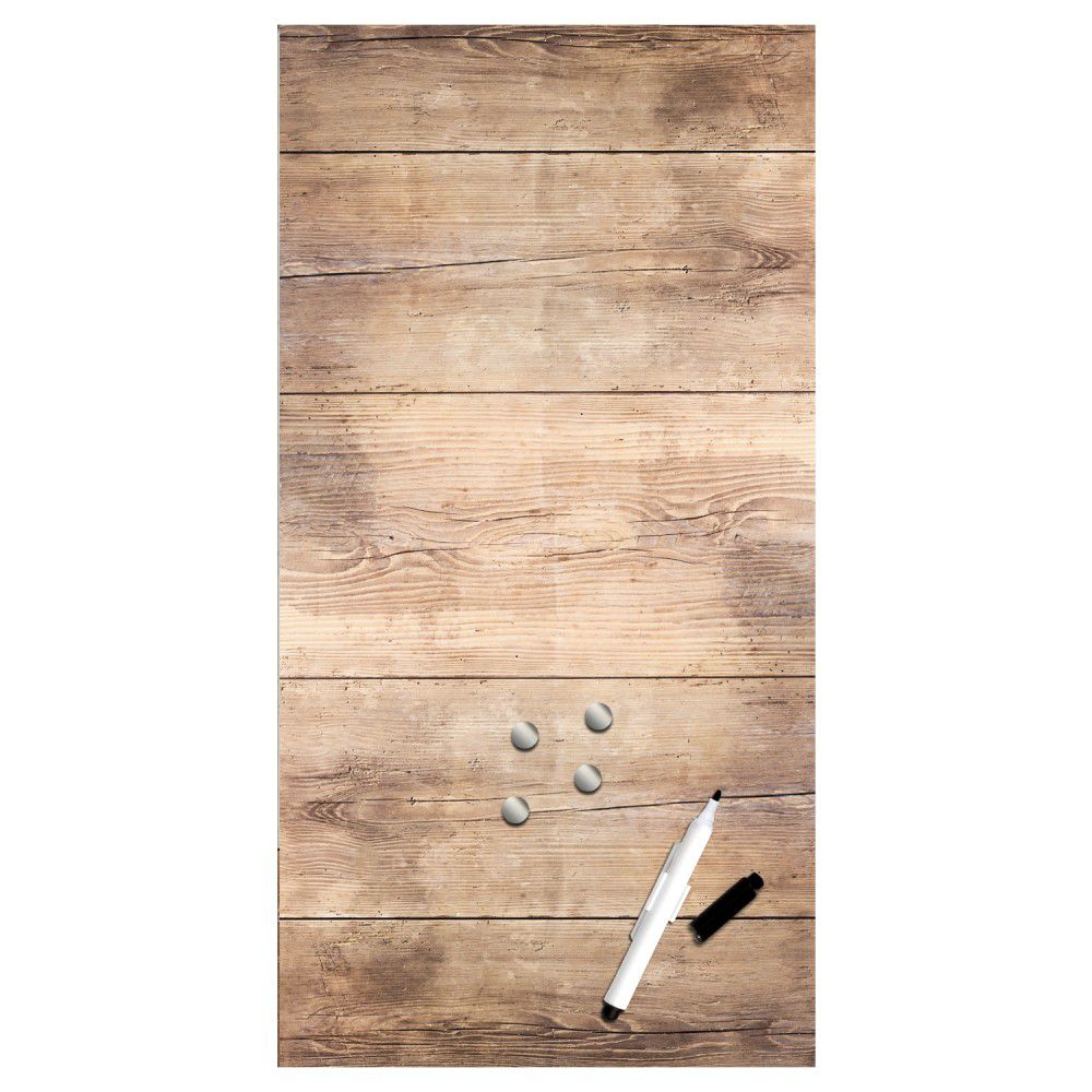 Magnetická tabule Styler Wood, 30 x 60 cm - Bonami.cz