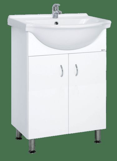 Koupelnová skříňka s umyvadlem Multi Pro 55,5x42,4 cm bílá PRO55NOVA - Siko - koupelny - kuchyně