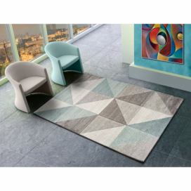 Modro-šedý koberec Universal Retudo Naia, 80 x 150 cm