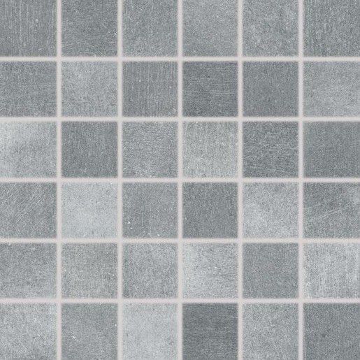 Mozaika Rako Rebel tmavě šedá 30x30 cm mat DDM06742.1 - Siko - koupelny - kuchyně