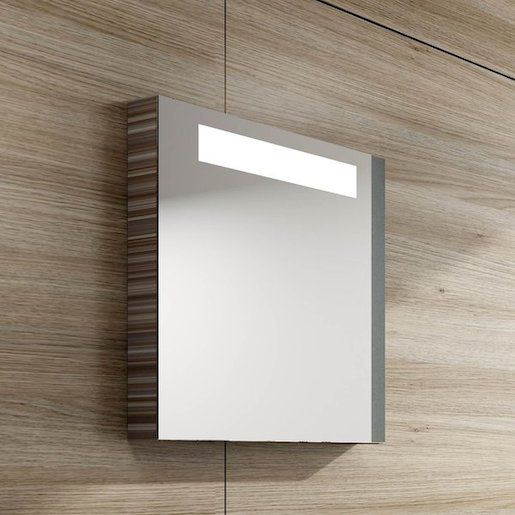 Zrcadlo s osvětlením Ravak Classic 80x55 cm espresso X000000432 - Siko - koupelny - kuchyně