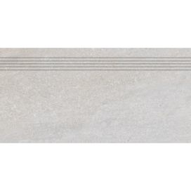 Schodovka Rako Quarzit šedá 30x60 cm mat DCPSE737.1