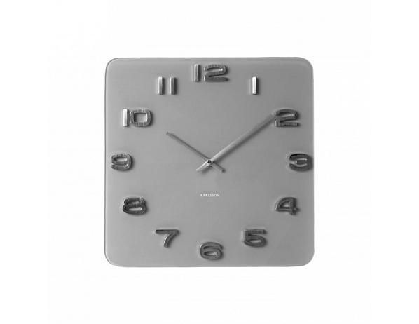 Designové nástěnné hodiny 5488GY Karlsson 35cm - FORLIVING