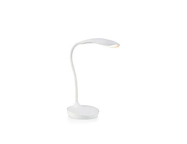 Bílá stolní lampička s USB portem Markslöjd Swan - Bonami.cz