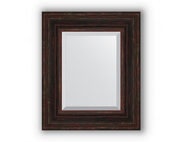 Zrcadlo v rámu, tmavý provensálský dekor - FORLIVING