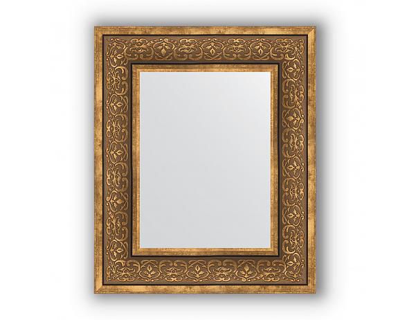Zrcadlo v rámu, bronzový monogram - FORLIVING