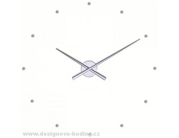 Designové nástěnné hodiny NOMON OJ stříbrné 80cm - FORLIVING