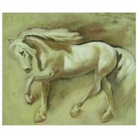 Obraz - Běžící kůň FORLIVING