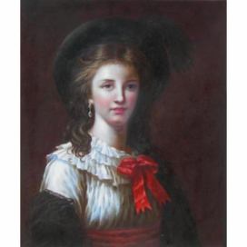 Obraz - Dívka s kloboukem