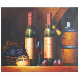 Obraz - Zátiší s vínem