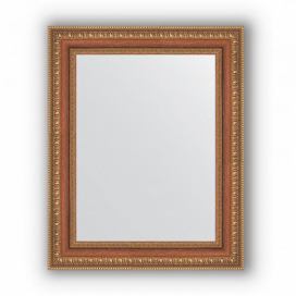 Zrcadlo v rámu, bronzová vintage dekorace FORLIVING