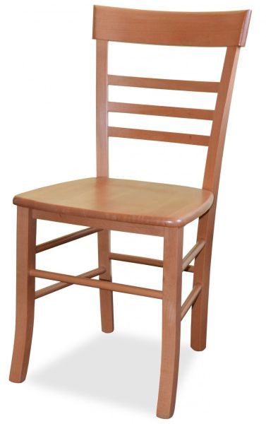 MIKO Dřevěná židle Siena masiv Tmavě hnědá - ATAN Nábytek