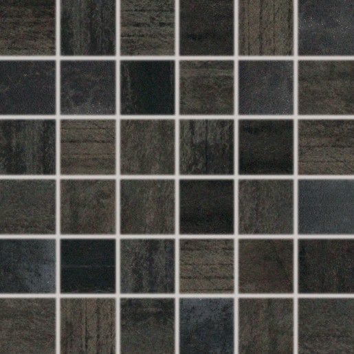 Mozaika Rako Rush černá 30x30 cm pololesk WDM06523.1 - Siko - koupelny - kuchyně