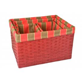 Vingo Úložný box červený Rozměry (cm): 22x16, v. 20 cm