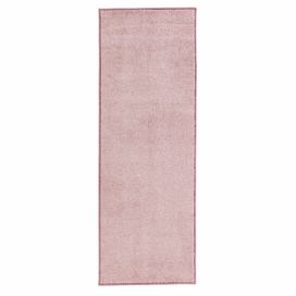 Růžový běhoun Hanse Home Pure, 80 x 200 cm