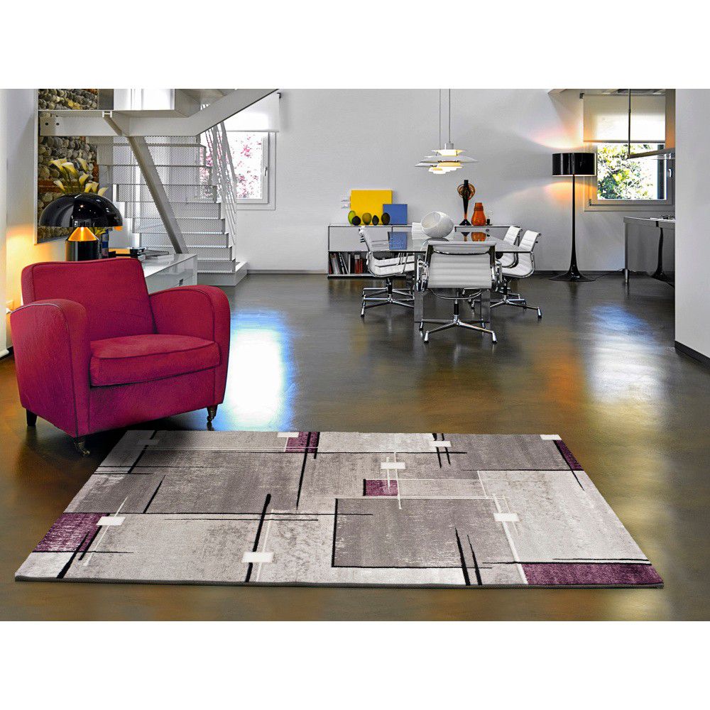 Šedo-fialový koberec Universal Detroit, 160 x 230 cm - Bonami.cz