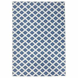 NORTHRUGS - Hanse Home koberce Kusový koberec Twin-Wendeteppiche 103128 blau creme – na ven i na doma - 120x170 cm