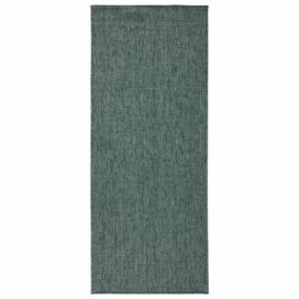 NORTHRUGS - Hanse Home koberce Kusový koberec Twin-Wendeteppiche 103095 grün creme – na ven i na doma - 80x350 cm