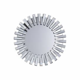 Nástěnné stříbrné zrcadlo ø70 cm CHOLET