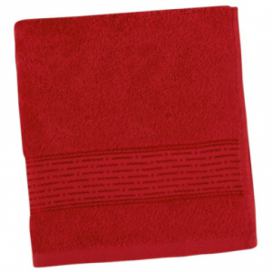 Bellatex Froté ručník kolekce Proužek červený 50x100 cm