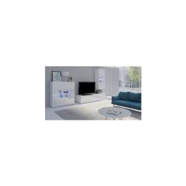 Gibmeble obývací stěna Calibrini 7 barevné provedení černobílá