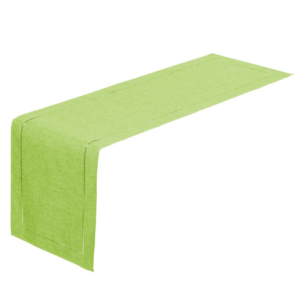 Limetkově zelený běhoun na stůl Casa Selección, 150 x 41 cm - Bonami.cz