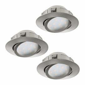 Eglo Eglo 95859- SADA 3x LED podhledové svítidlo PINEDA 1xLED/6W/230V 