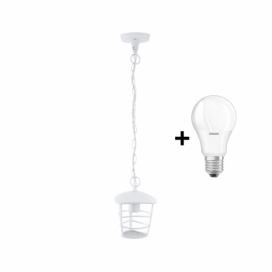 Eglo Eglo 93402 - LED Venkovní lustr ALORIA 1xE27/8,5W/230V IP44 