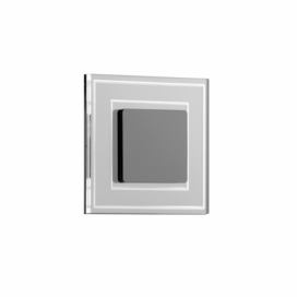 LDST LDST KE-01-CB-BC8- LED schodišťové svítidlo KELLY 8xLED/1,2W/230V lesklá černá 