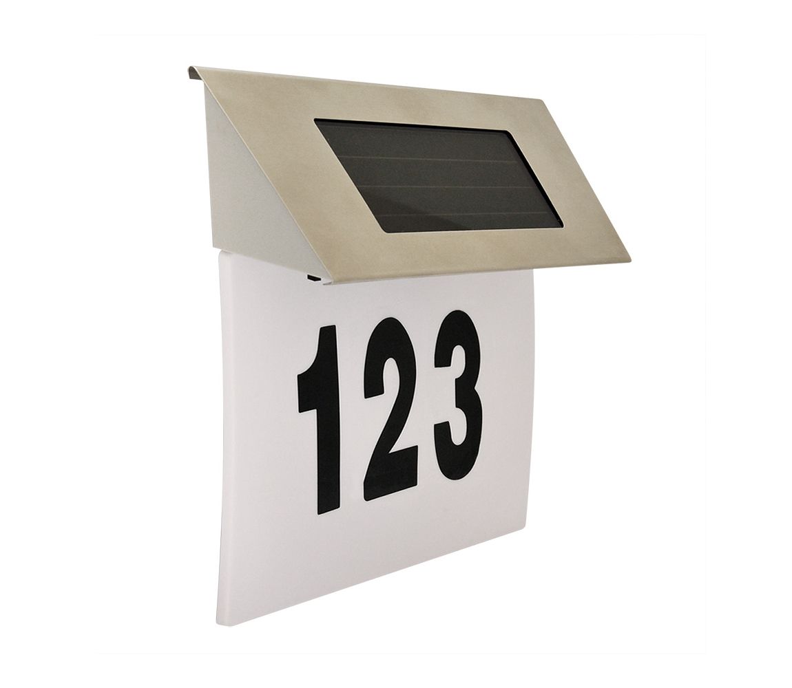  LED Solární domovní číslo 1,2V IP44  -  Svět-svítidel.cz