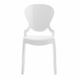 Pedrali Bílá plastová jídelní židle Queen 650